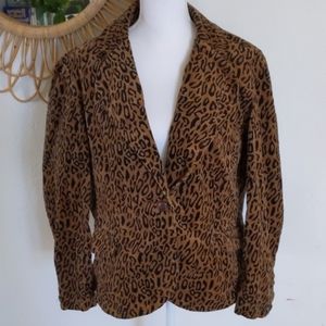 VTG Kikit Jeans Cheetah Blazer